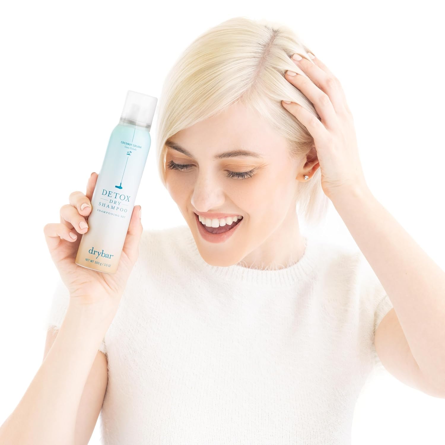 Drybar Detox Dry Shampoo Coconut Colada Scent - Travel Size | Absorbs Excess Oil, Leaves Hair Looking And Feeling Clean & Refres