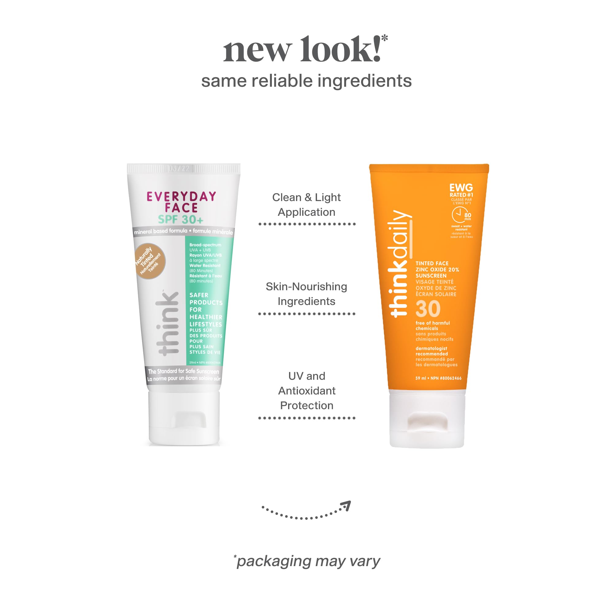 Thinksport Everyday Face Spf 30 Mineral Sunscreen     Safe, Natural Facial Sun Cream For All Skin Tones - Water Resistant Uva/Uv