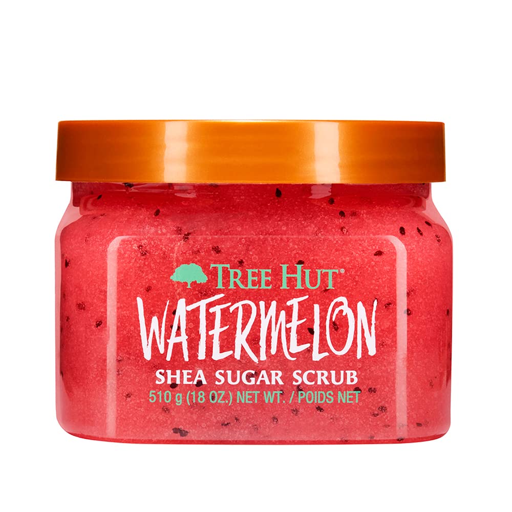 Tree Hut Watermelon Shea Sugar Exfoliating & Hydrating Body Scrub, 18Oz