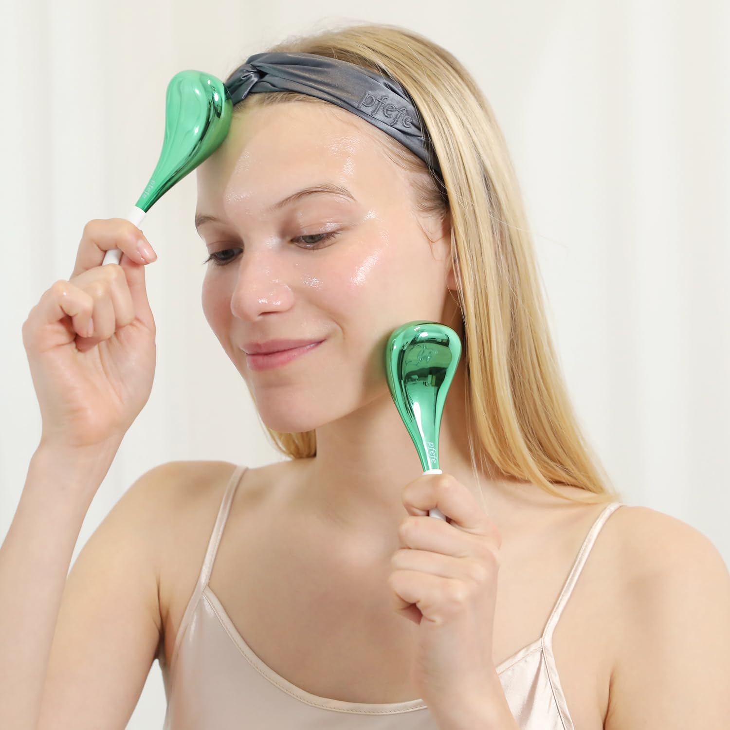 Pfefe Cryo Sticks For Face, Ice Globes Cryo Globes For Facials, Esthetician Supplies Gifts, Unbreakable Stainless Steel Ice Roll
