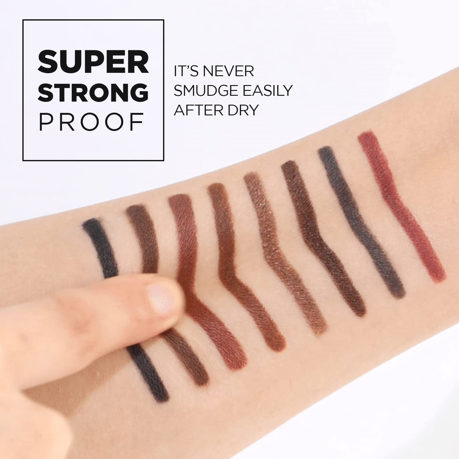 Thesaem Eco Soul Powerproof Super Slim Eyeliner - Smudge Proof Gel Eyeliner - Micro Precision Tip (2Mm) - Highly Pigmented & Lon