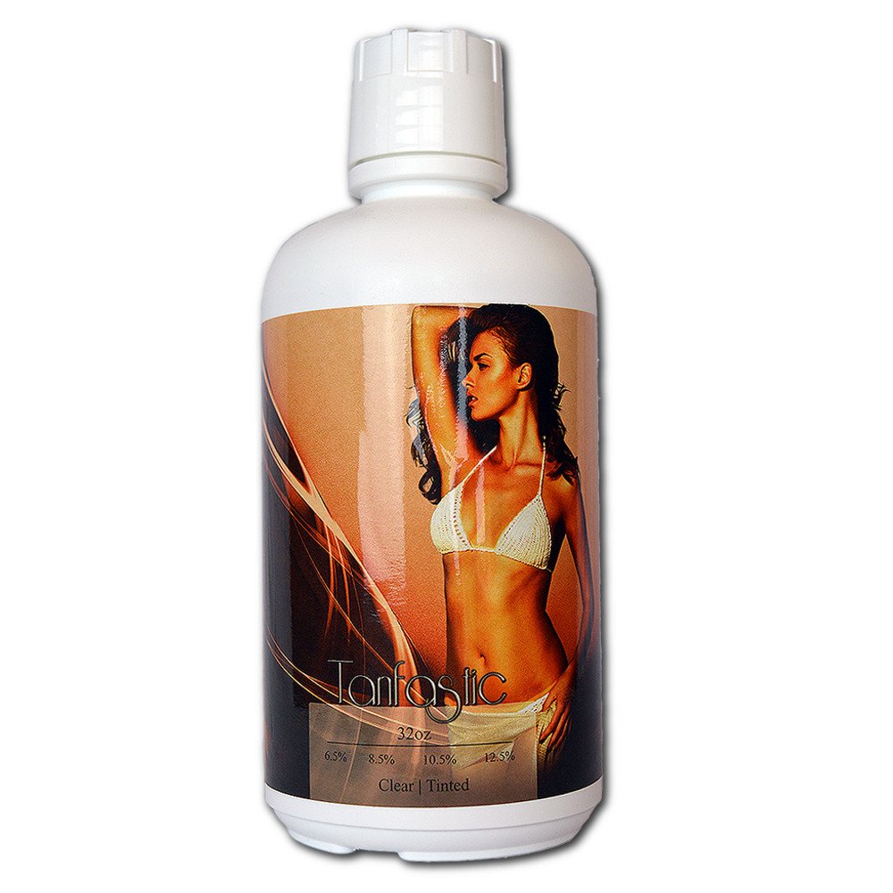 Tanfastic Long Wear Blend 8.5% Med Sunless Airbrush Spray Tanning Solution Gallon (4-32 oz)