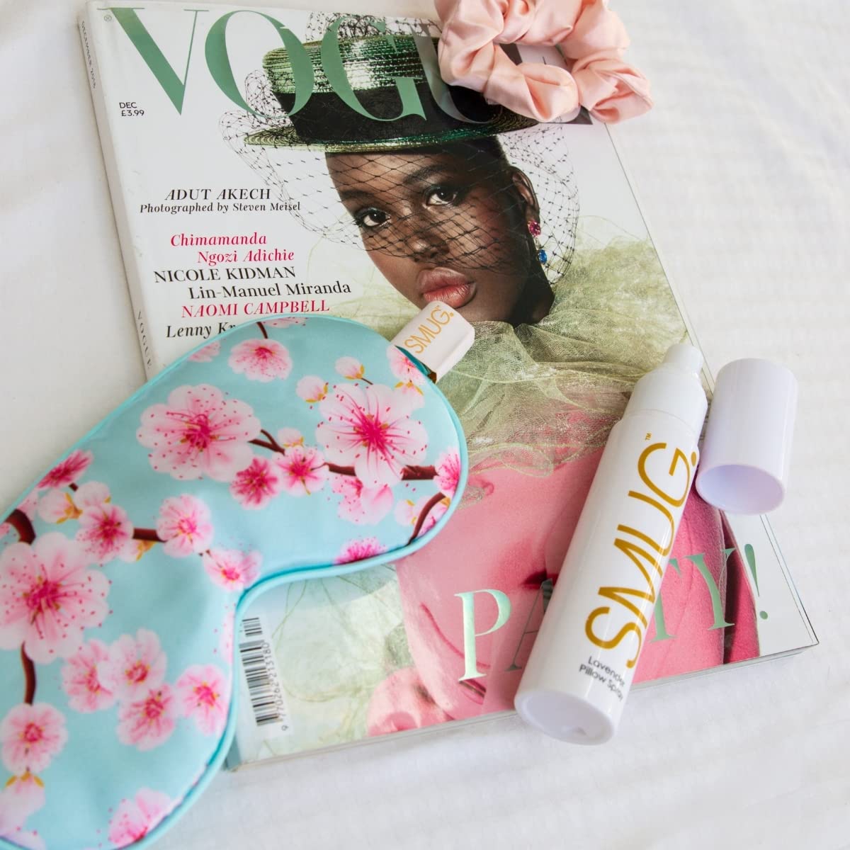 Smug Satin Sleep Mask & Eye Mask | Travel Sleep Masks For Women & Men | Soft Sleeping Eye Mask To Nourish Skin & Reduce Dark Cir