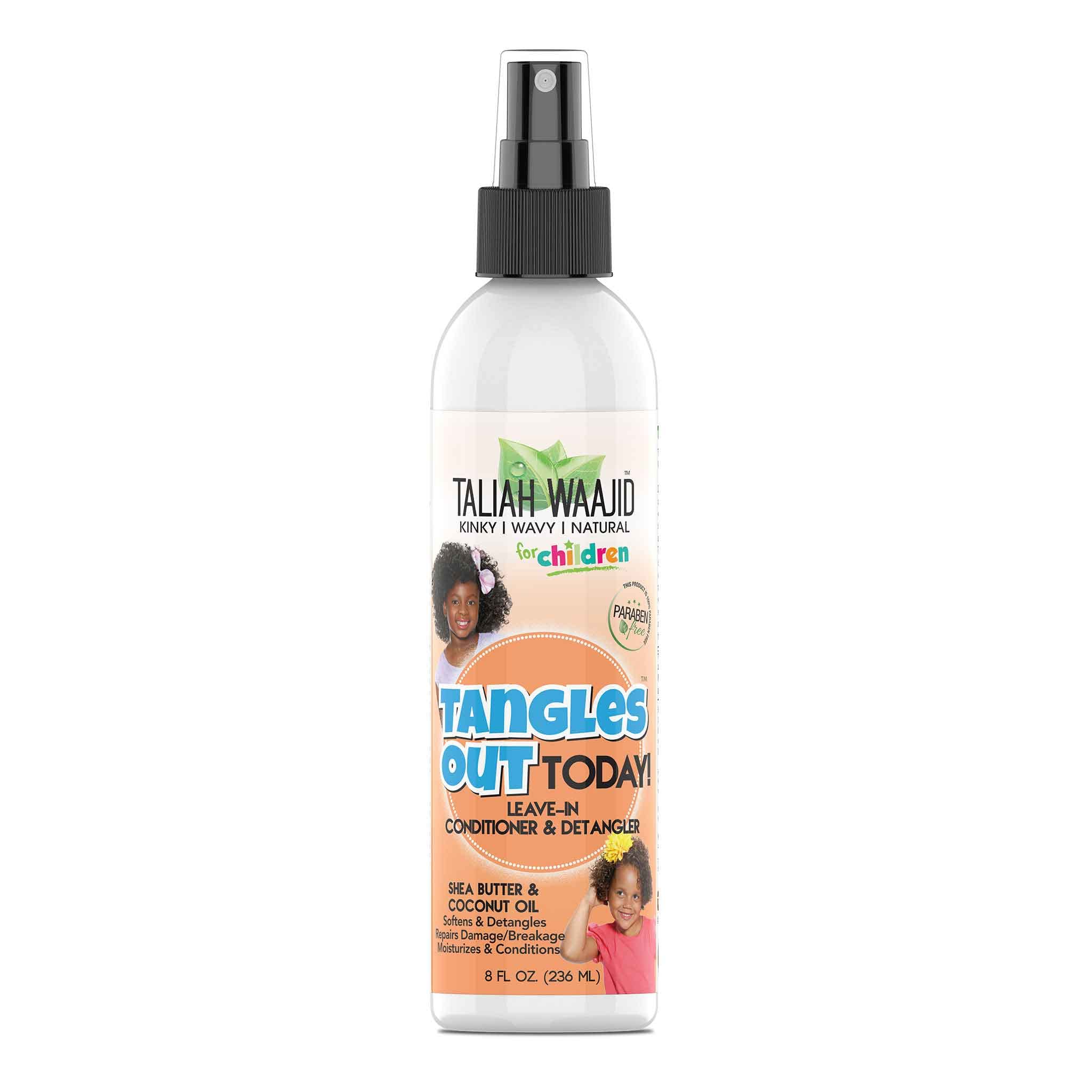 Taliah Waajid For Children Tangles Out Today Leave-In Conditioner | Detangler For Kids With Kinky, Wavy & Natural Hair | Repairs