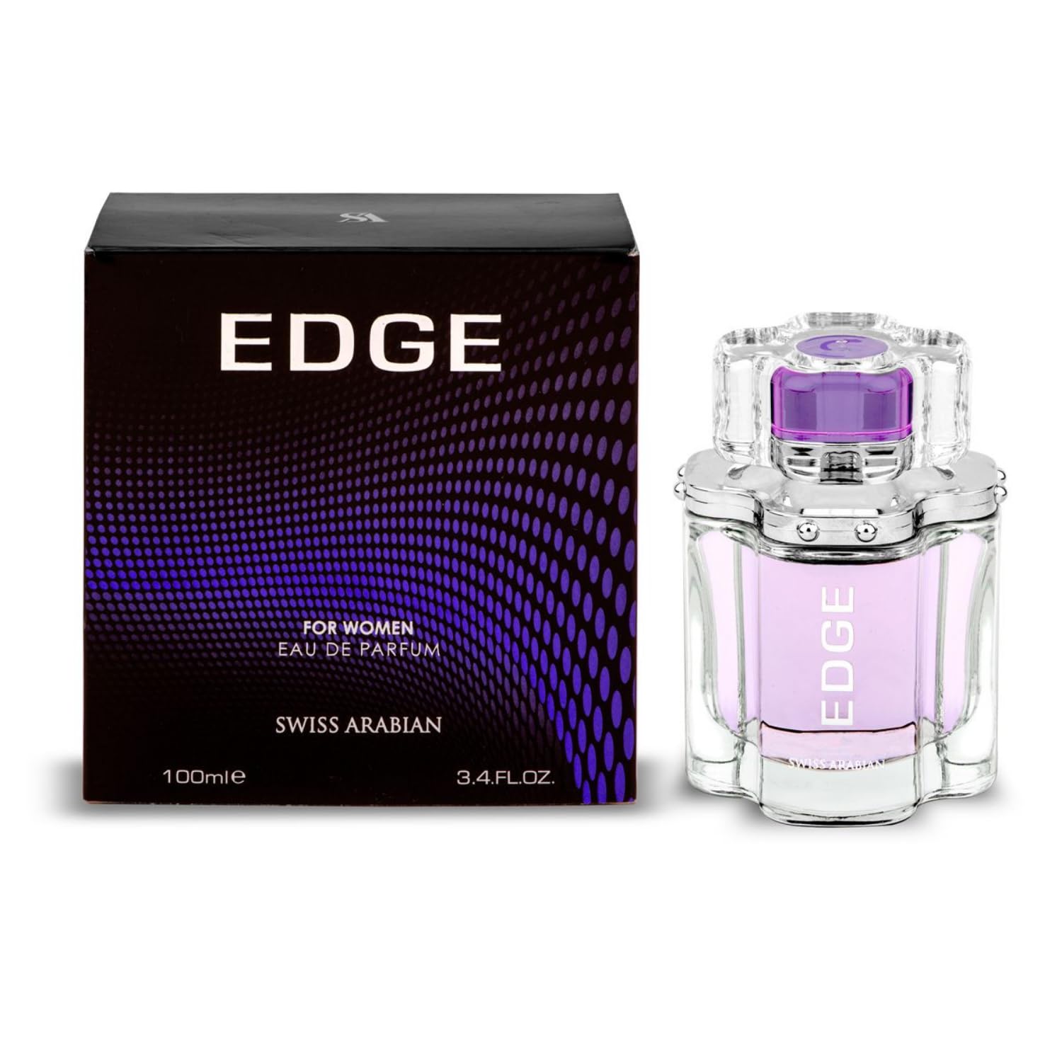 Swiss Arabian Edge - Luxury Products From Dubai - Long Lasting And Addictive Personal Edp Spray Fragrance - A Seductive, Signatu