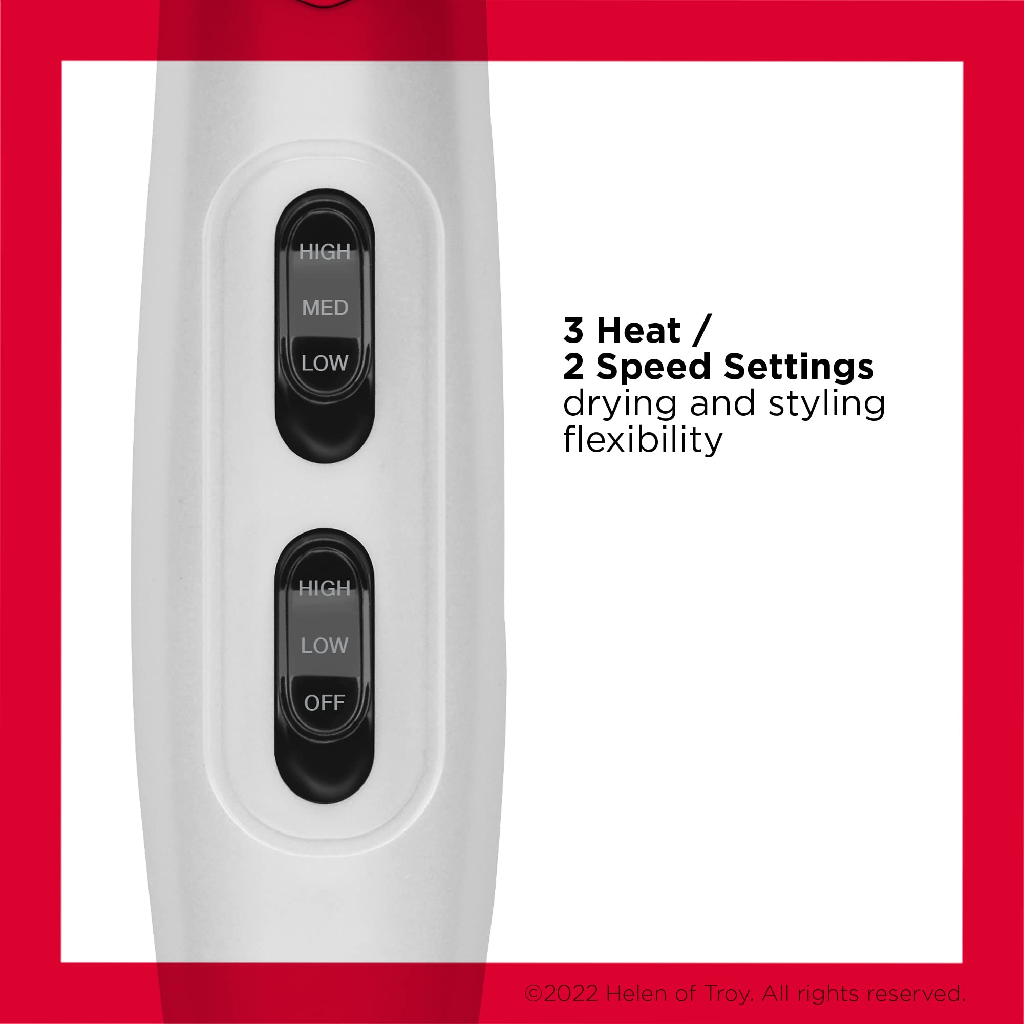 Revlon Volume Booster, Hair Dryer With Curl Enhancing Diffuser | Increase Volume, Decrease Frizz And Damage, Fast Drying, 1875 W