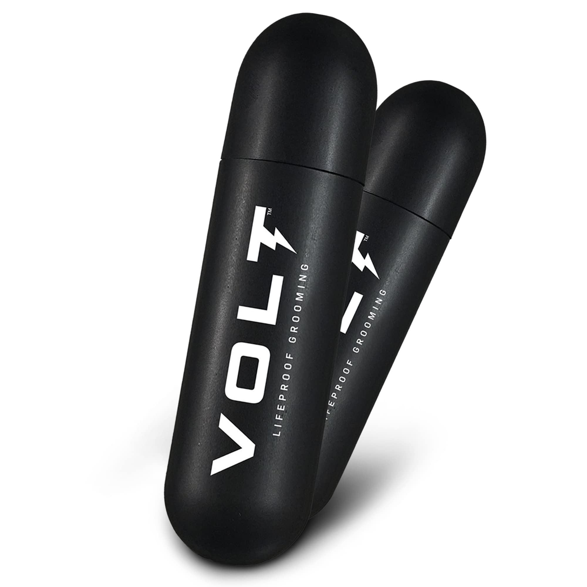 Volt Grooming Instant Beard Color Eco 2 Pack Refill - Smudge And Water Resistant Quick Drying Brush On Color For Beards And Must
