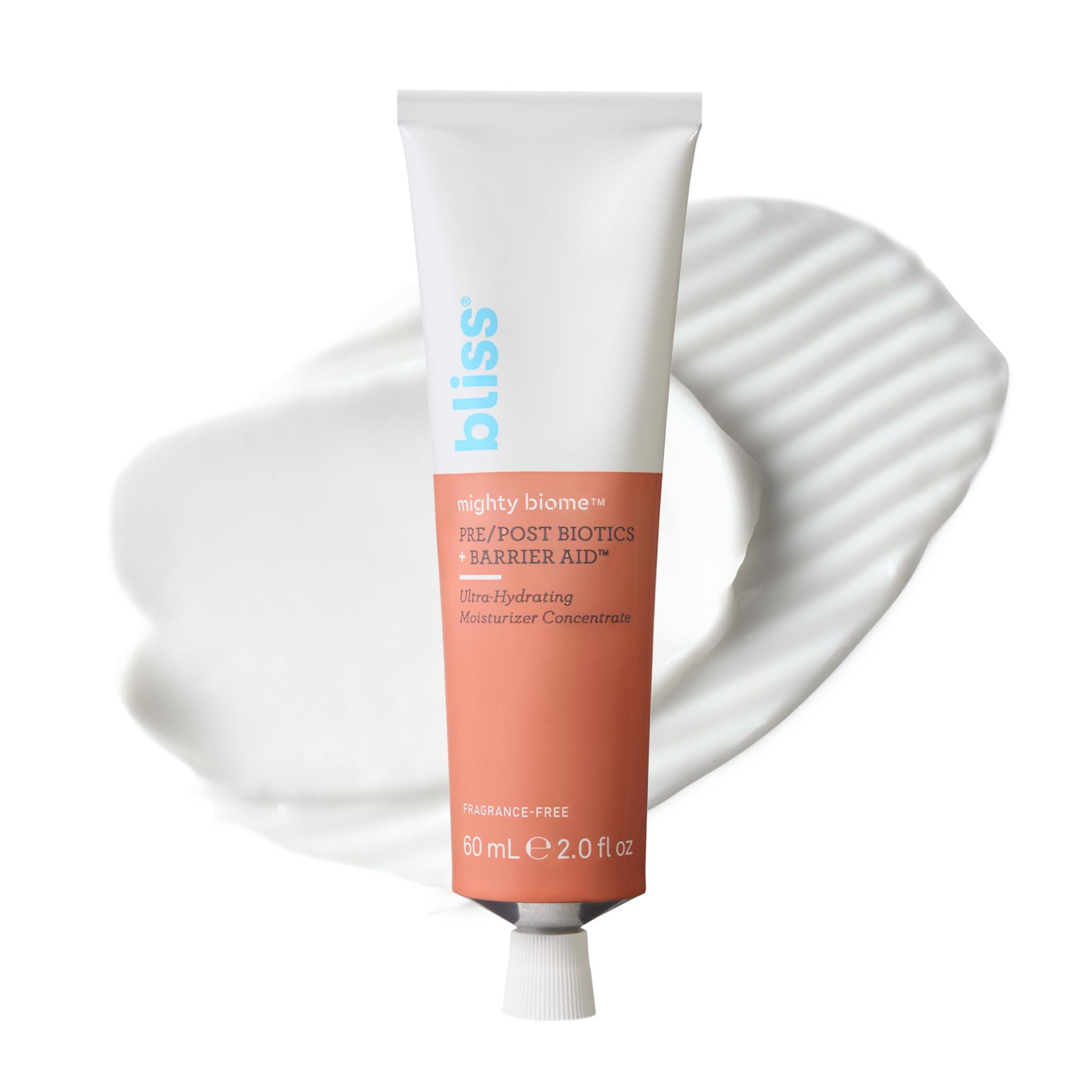 Bliss Mighty Biome Probiotic Nourishing Moisturizer | Ultra-Hydrating with Squalane & Coconut Oil | Strengthens Skin Barrier | 1
