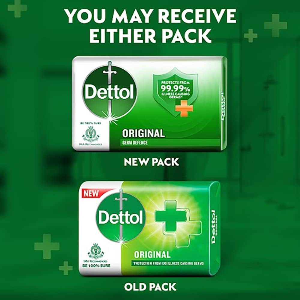Dettol Original Bar Soap 125 Gr 6-Pack (6 X 125 Grams)