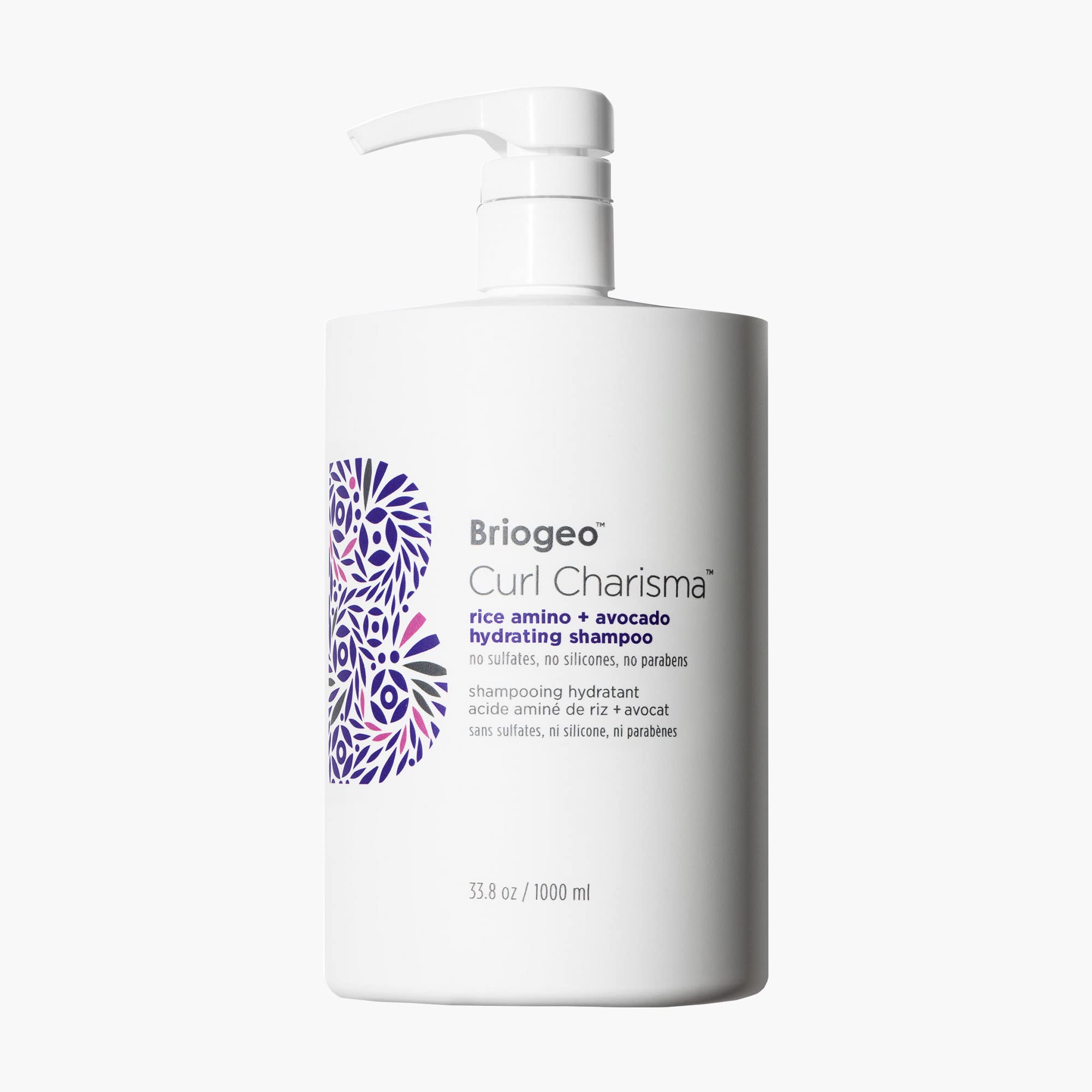 Briogeo Curl Charisma Hydrating Shampoo, Define and Moisturize Wavy, Curly, and Coily Hair, Vegan, Phalate & Paraben-Free, 33.8 