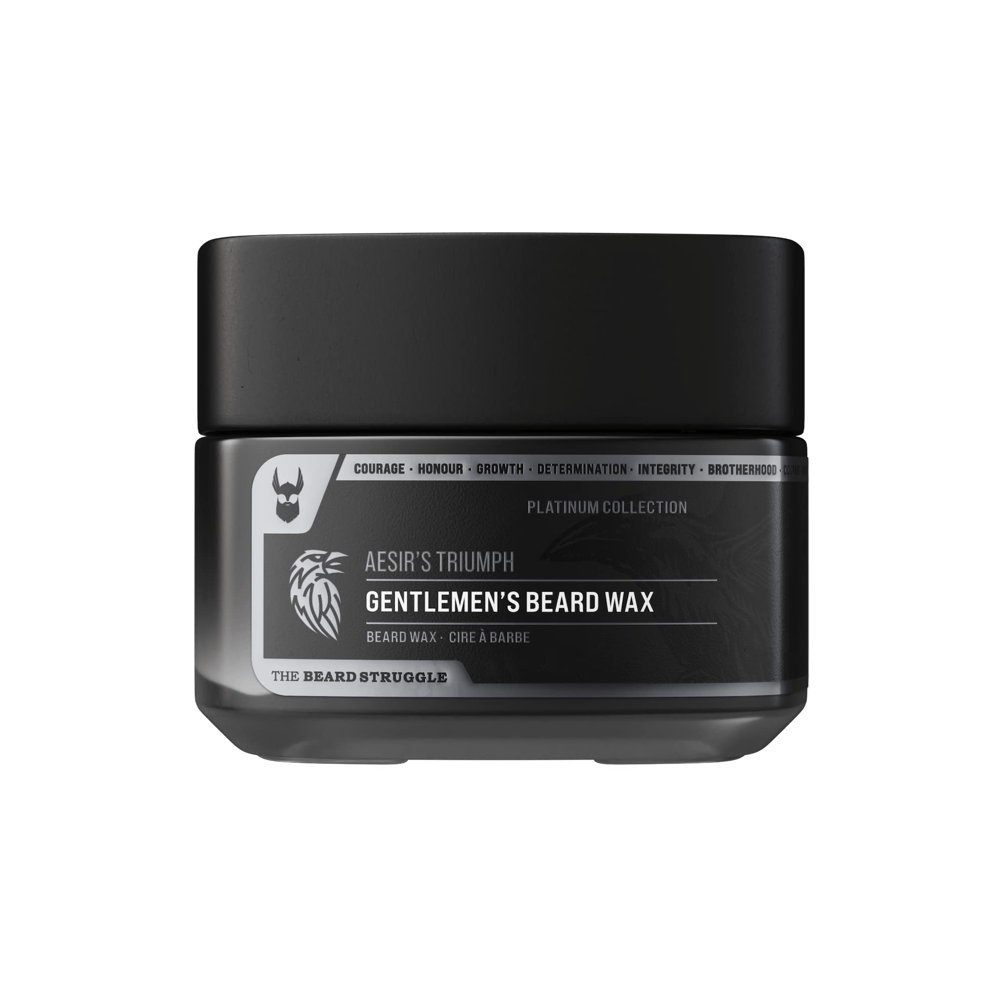Gentlemen'S Beard & Mustache Wax For Men By Beard Struggle - Viking Beard Wax Helps To Tame Style & Groom - Platinum Collection