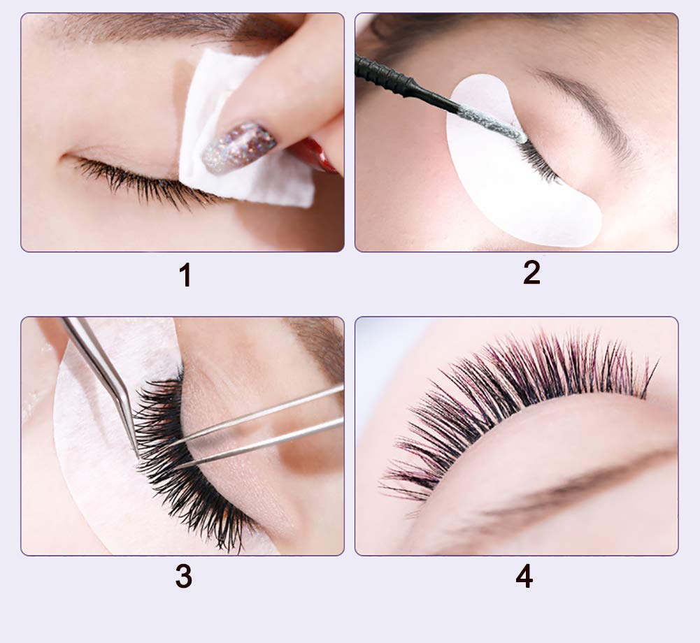 Aiviai Disposable Micro Applicator Brush For Makeup, 400Pcs (Black)