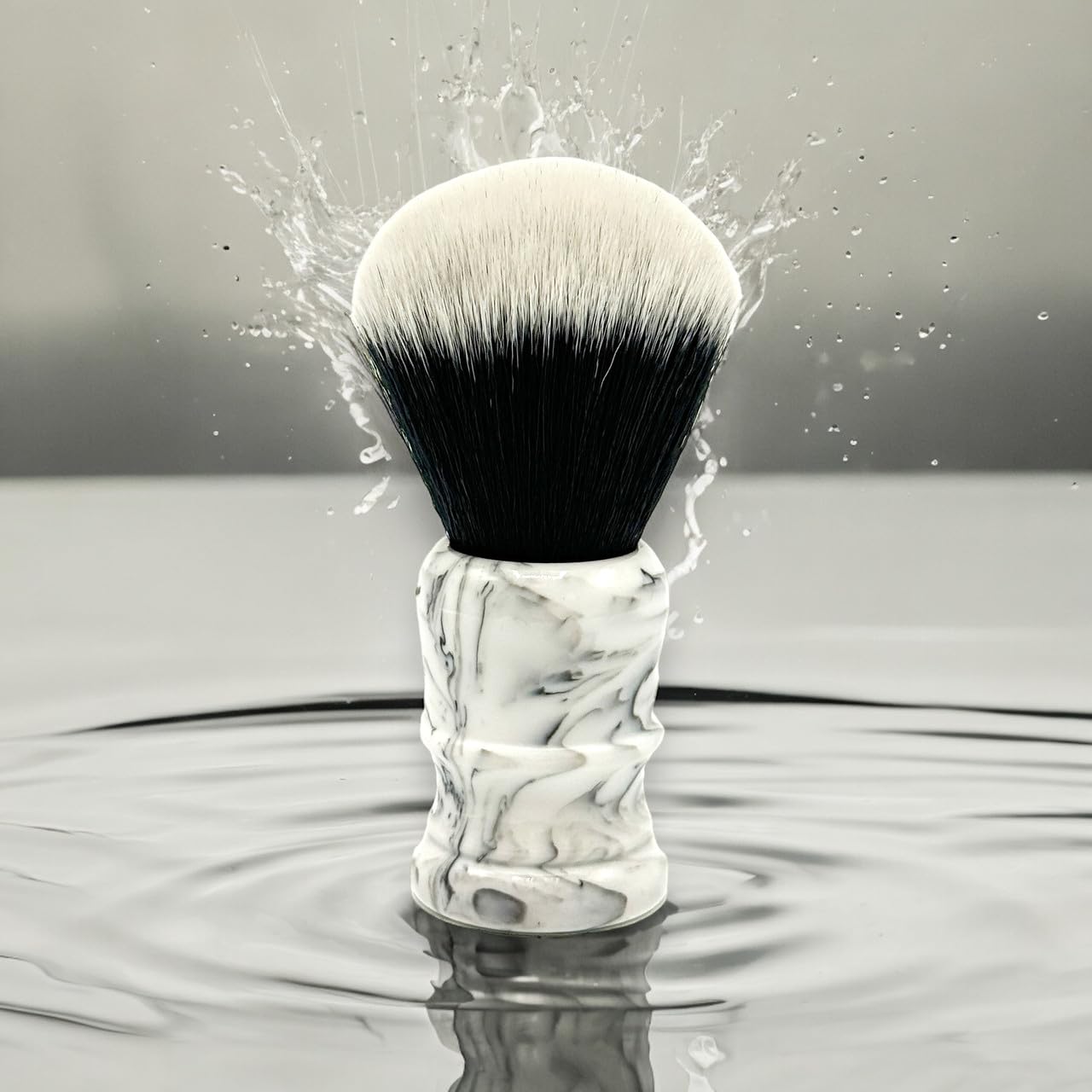 Parker Safety Razor, The Arctic Storm Ultra Soft Synthetic Shaving Brush With Stand