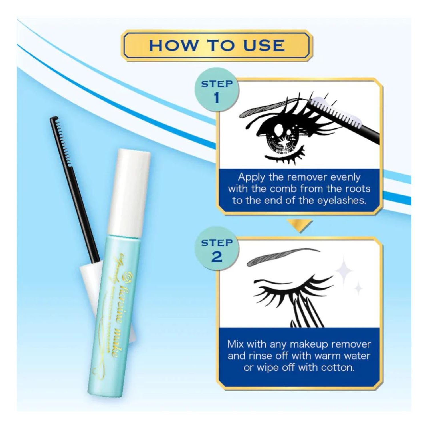 Heroine Make By Kissme Speedy Mascara Remover & Eye Makeup Remover From Japan 0.22 Fl Oz