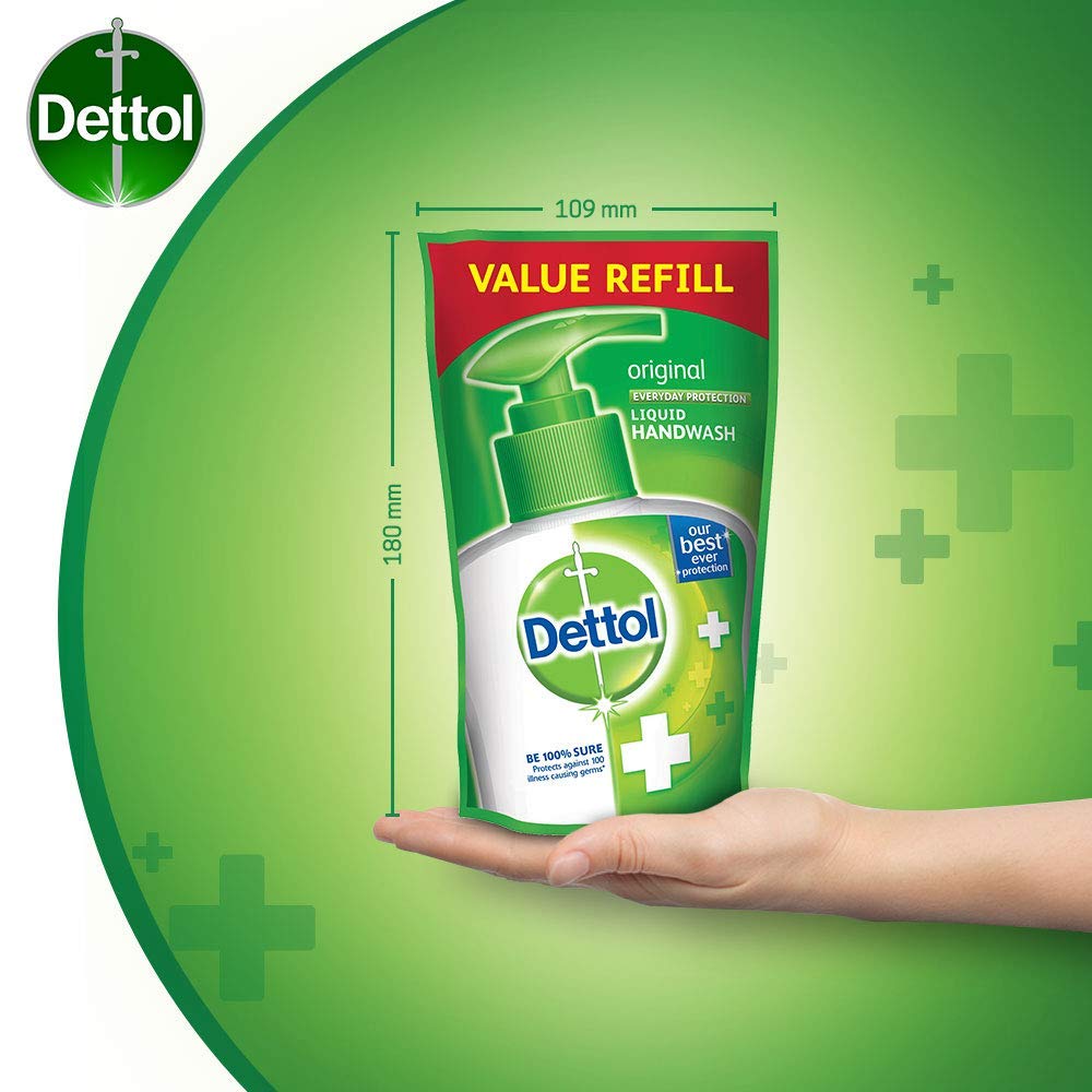 Dettol Liquid Handwash (Original) - 200 Ml With Free Liquid Handwash - 175 Ml (Any Variant)