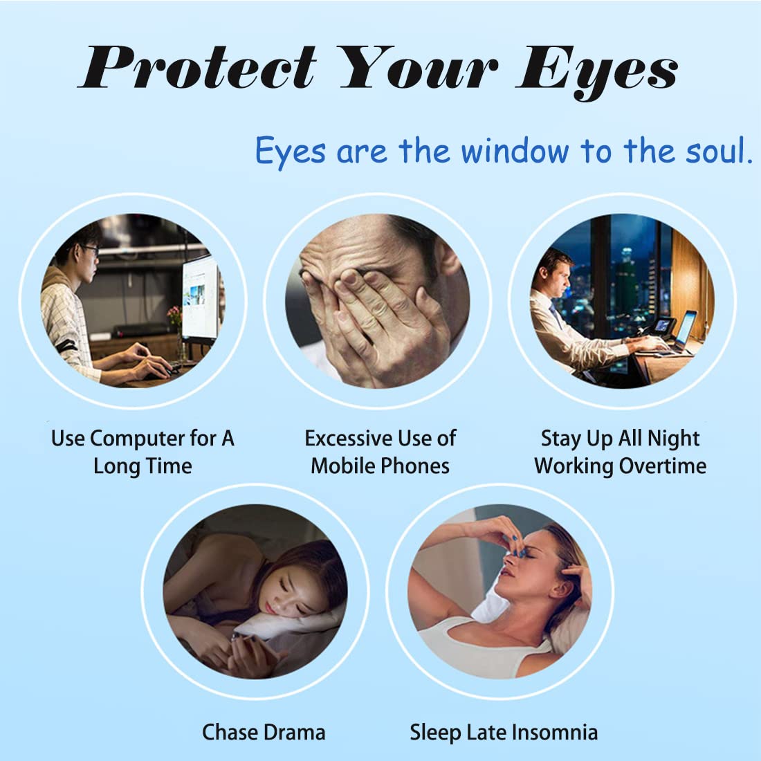 Cooling Eye Mask, Reusable Cold Eye Mask For Hot Cold Treatment For Eye Strain, Eye Swelling, Eye Redness, Puffy Eyes, Dark Circ