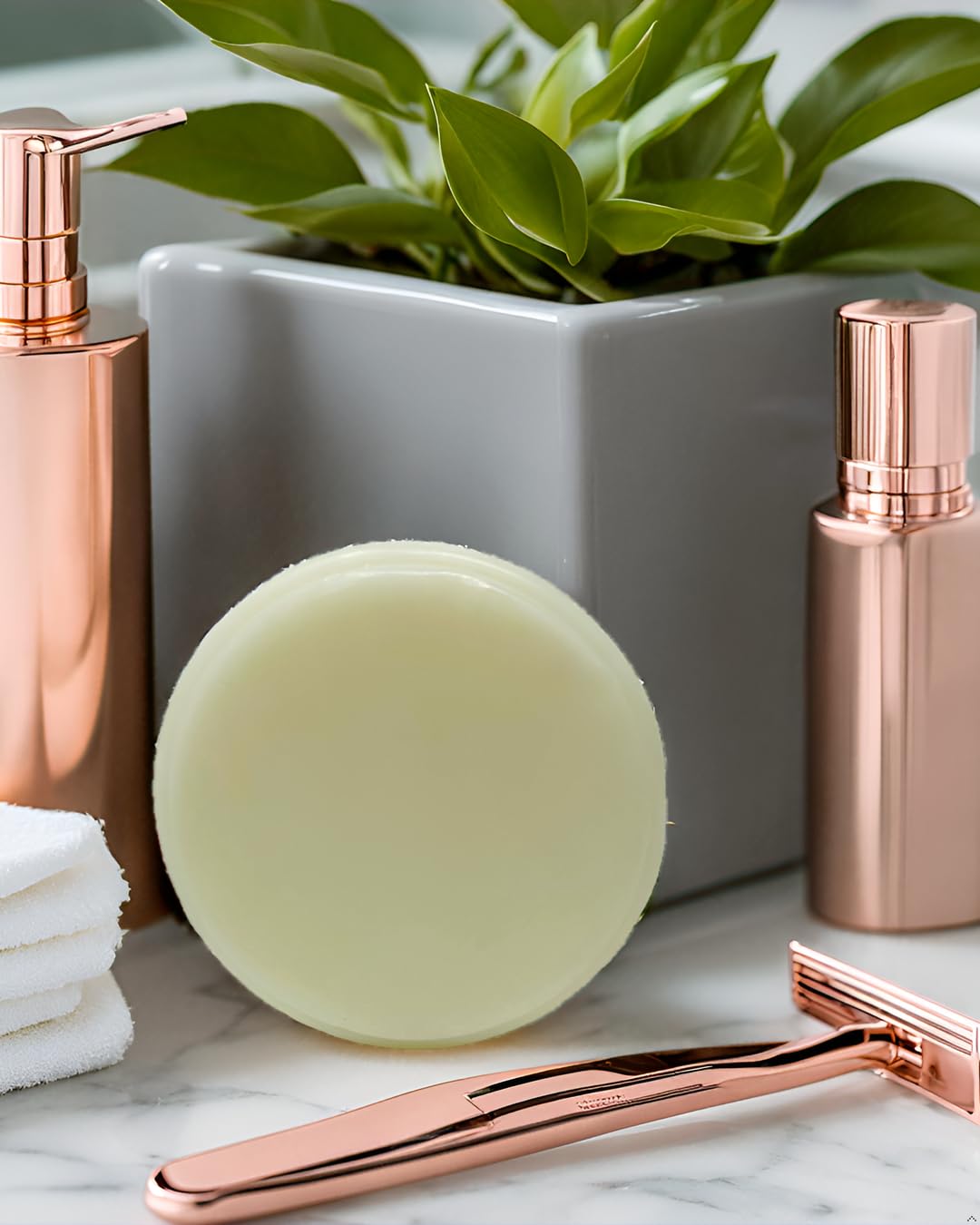 Women'S Unscented Shea Butter All Natural Shaving Soap - Ideal For Sensitive Skin, Long Lasting, And Perfect For Shaving Legs -
