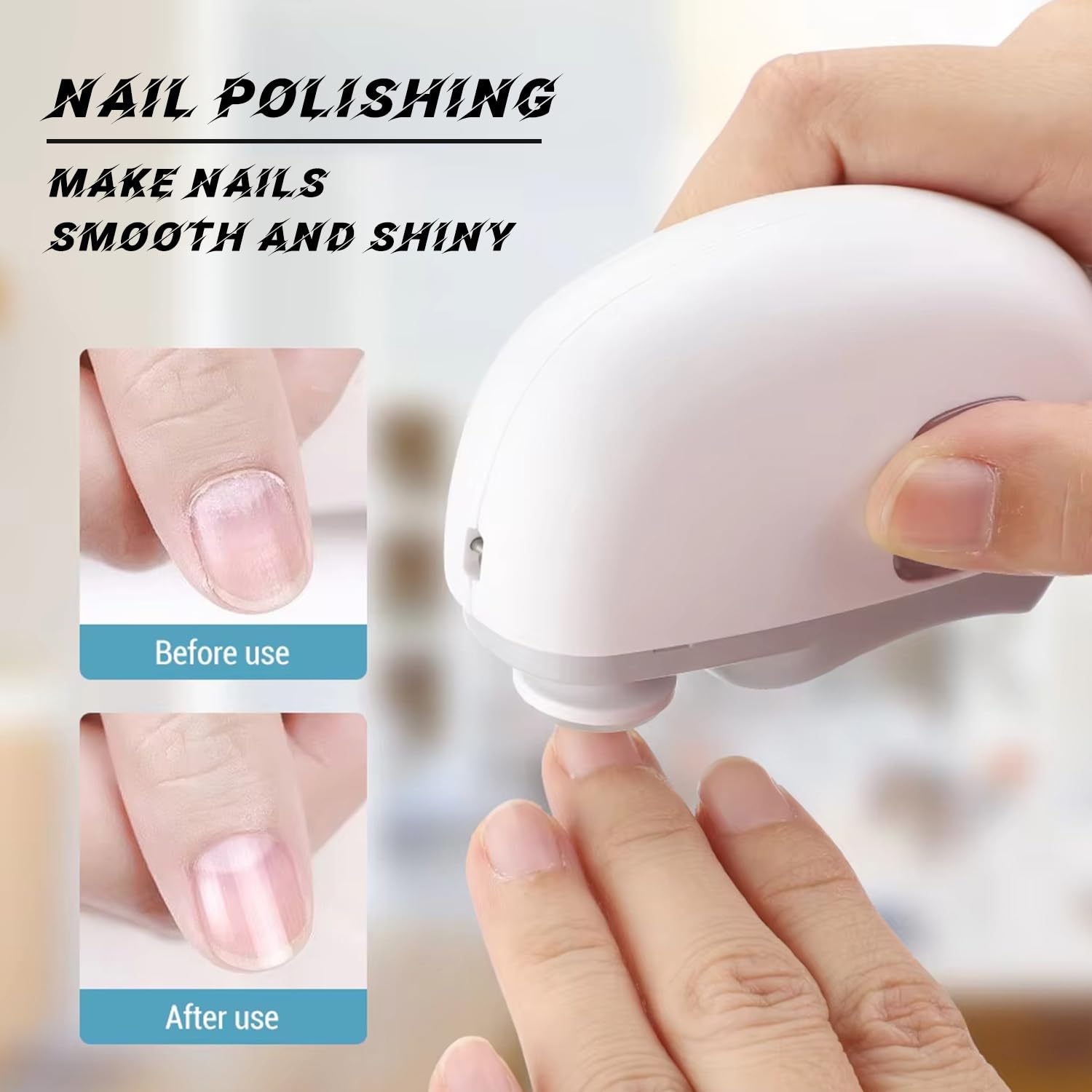 3 In 1 Electric Nail Clipper, Automatic Nail Clippers 2 Speeds With Led Light & Usb Rechargeable Safety Fingernail Trimmer For B