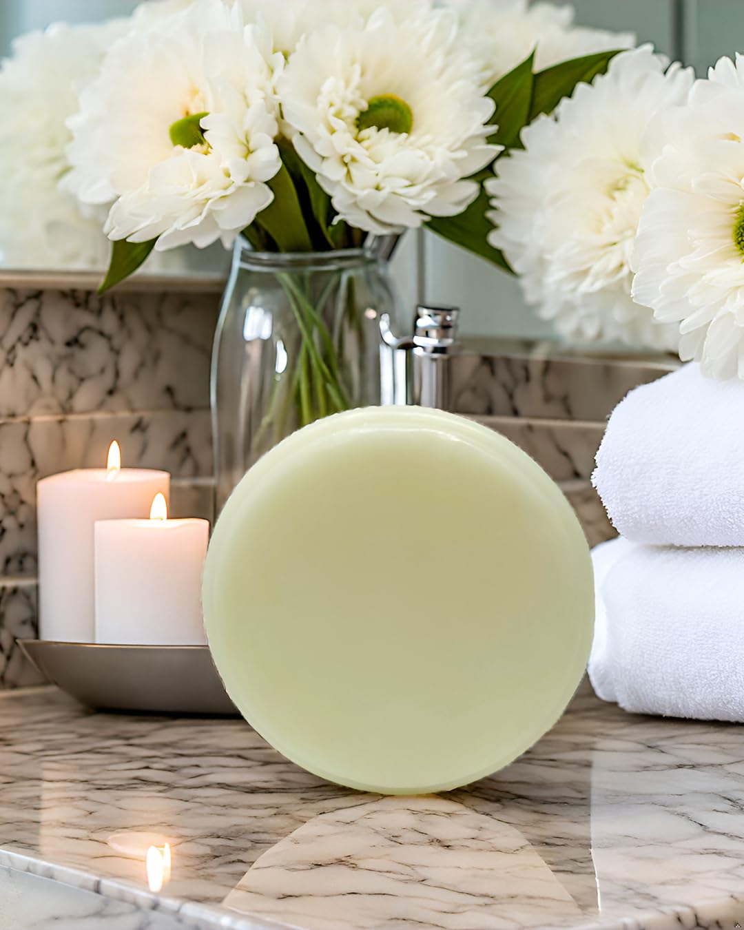 Women'S Unscented Shea Butter All Natural Shaving Soap - Ideal For Sensitive Skin, Long Lasting, And Perfect For Shaving Legs -
