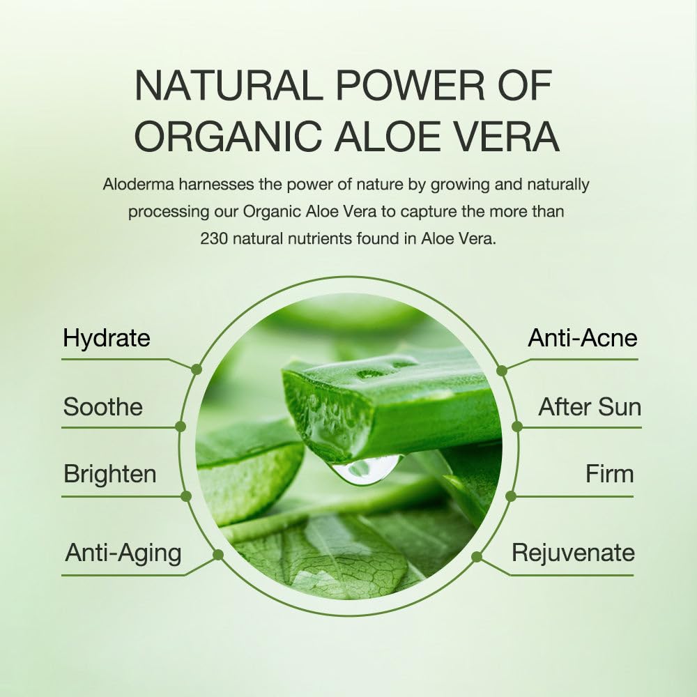 Aloderma Aloe Firming Face Cream - Made At The Source With 67% Organic Aloe Vera - Firming Face & Neck Cream With Vitamin E And