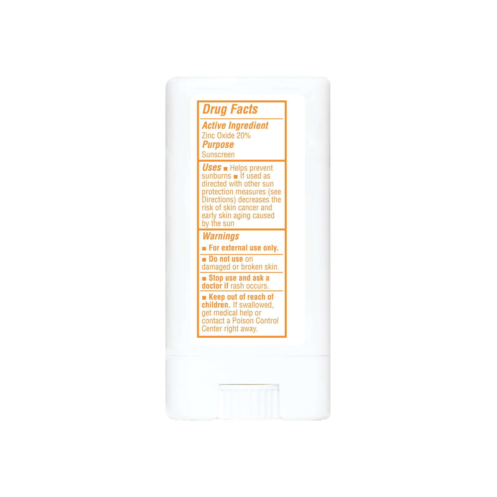 Thinkbaby Spf 30 Sunscreen Stick - Safe, Natural, Water Resistant Sun Cream For Babies, Kids & Adults - Vegan, Mineral Uva/Uvb S