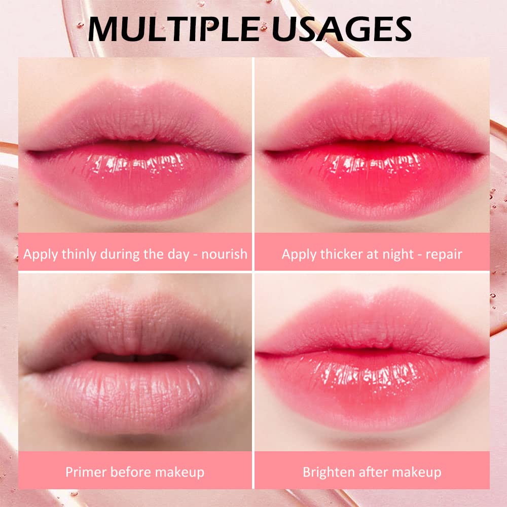 Evpct 6Pcs Mini Clear Color Change Changing Ph Tinted Lip Gloss Sets For Women, Lip Oil Gloss Balm Tint Stain Glaze Pack Hydrati