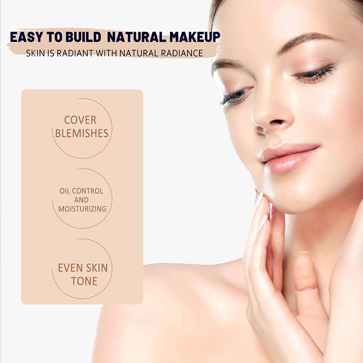 Weispo 2Pcs Skin Tone Adjusting Cc Cream Spf 50, New Cosmetics Cc Cream, Pre-Makeup Primer Moisturizing Skin Concealer Brighteni