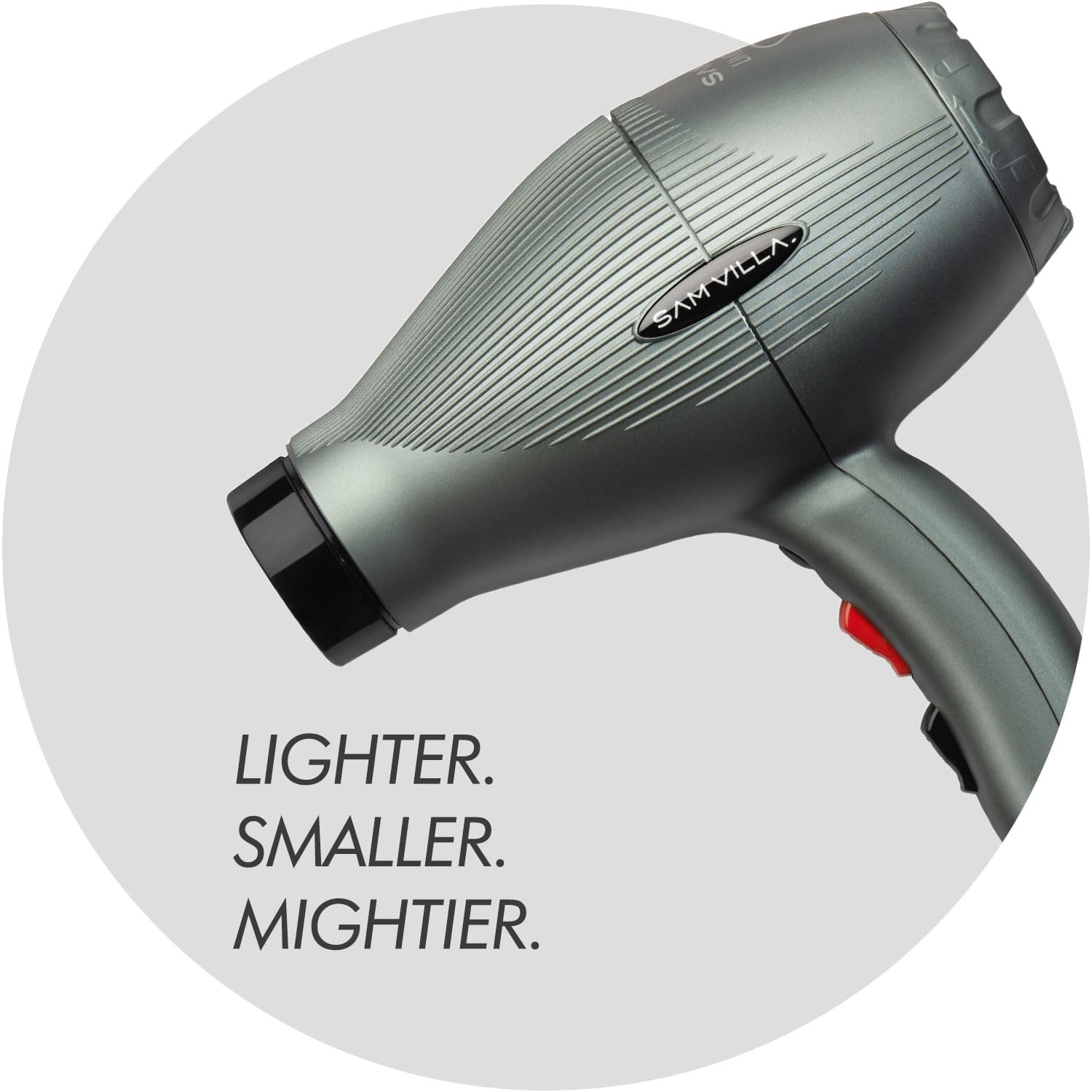 Sam Villa Lightweight & Quiet Ionic Professional Hair Dryer With Variable Speed & Temperature, Sea Smoke