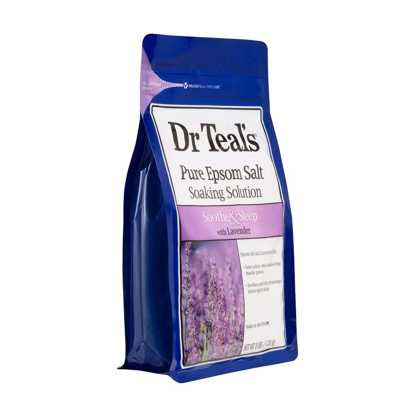 Dr Teal'S Epsom Salt Bath Combo Pack (6 Lbs Total), Soothe & Sleep With Lavender, And Wellness Therapy With Rosemary And Mint