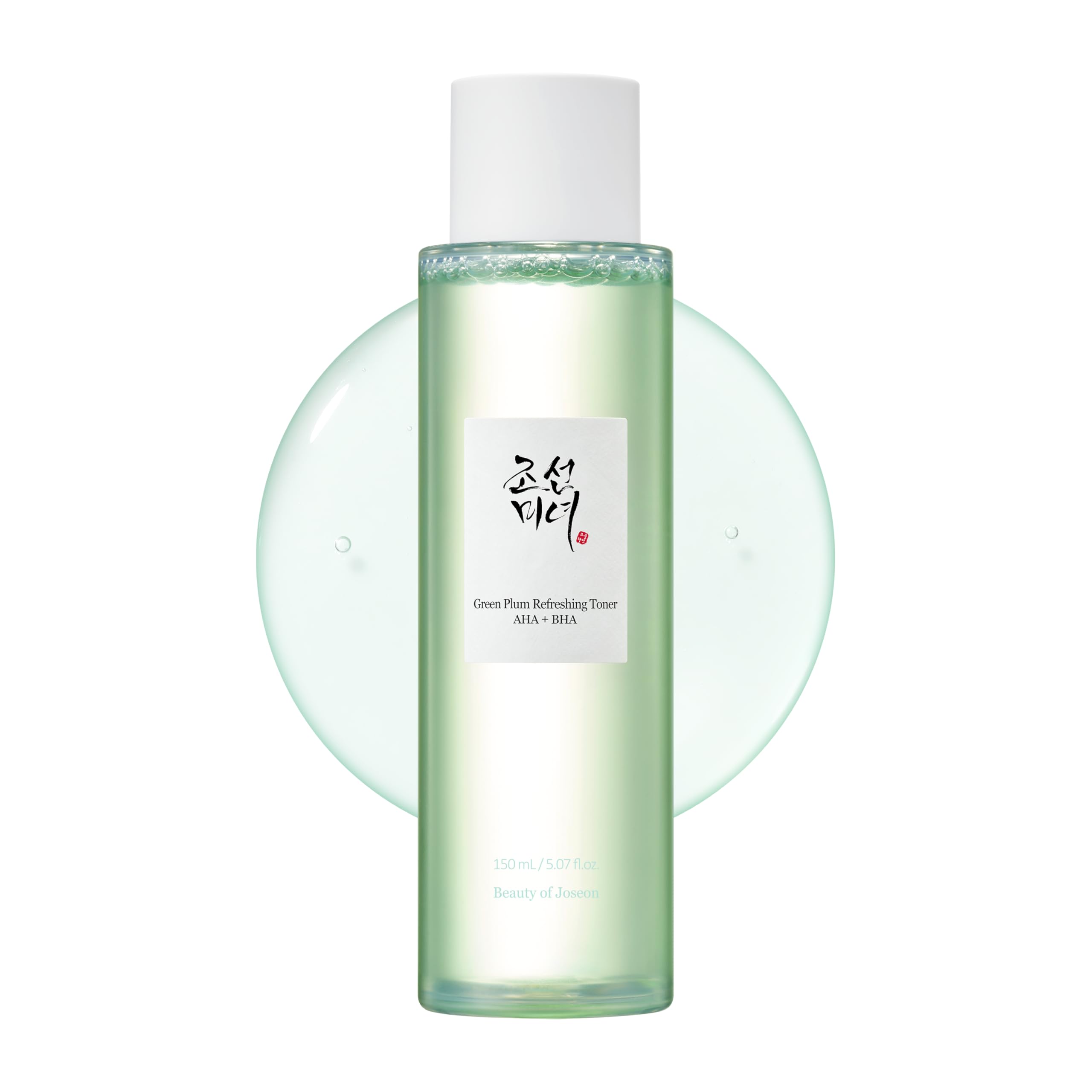Beauty of Joseon Green Plum AHA BHA Toner Refreshing Facial Essence Moisturizer Mild Exfoliating Salicylic Acid for All Skin Typ