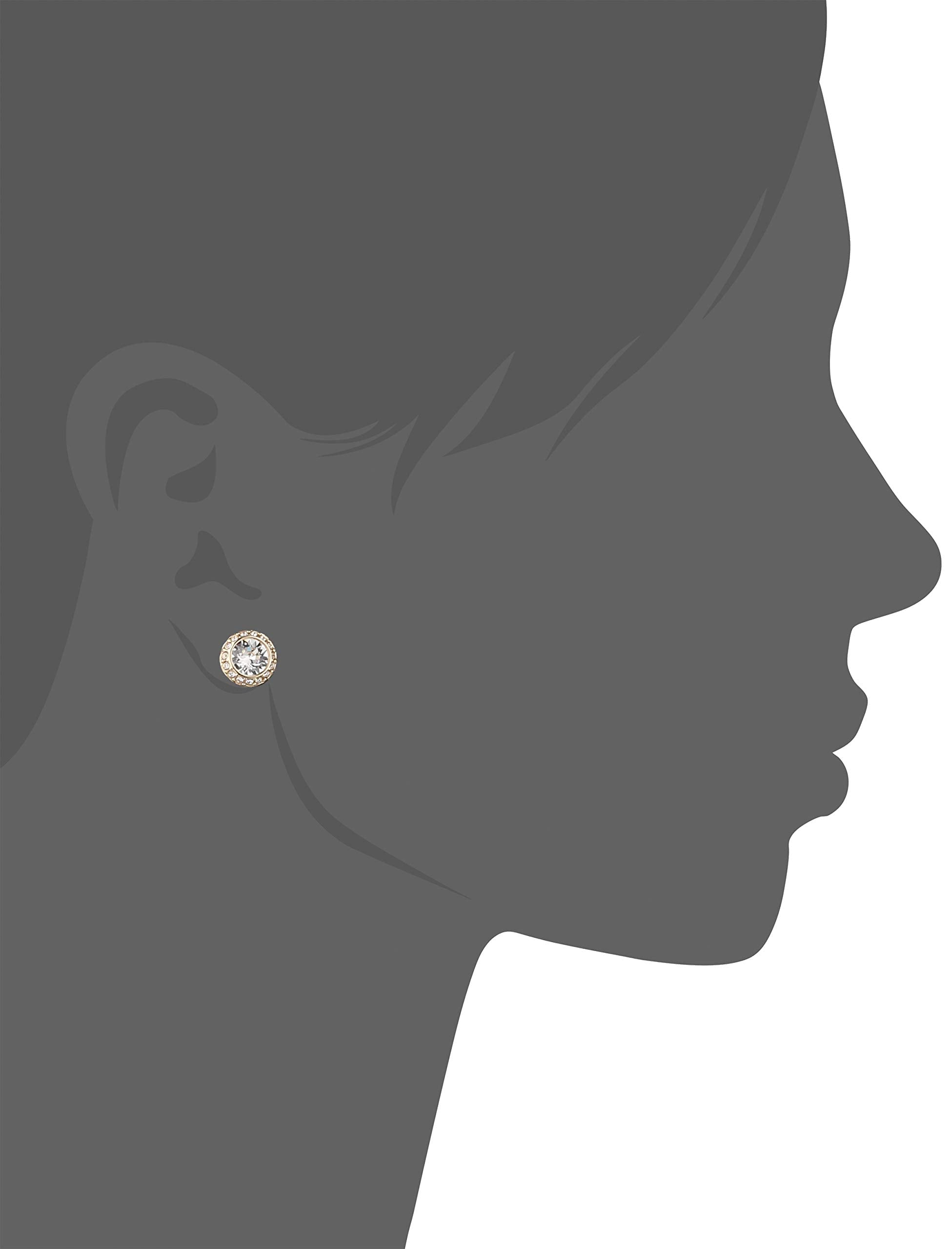 Swarovski Angelic Stud Pierced Gold-Tone Earrings 5505470 For Women