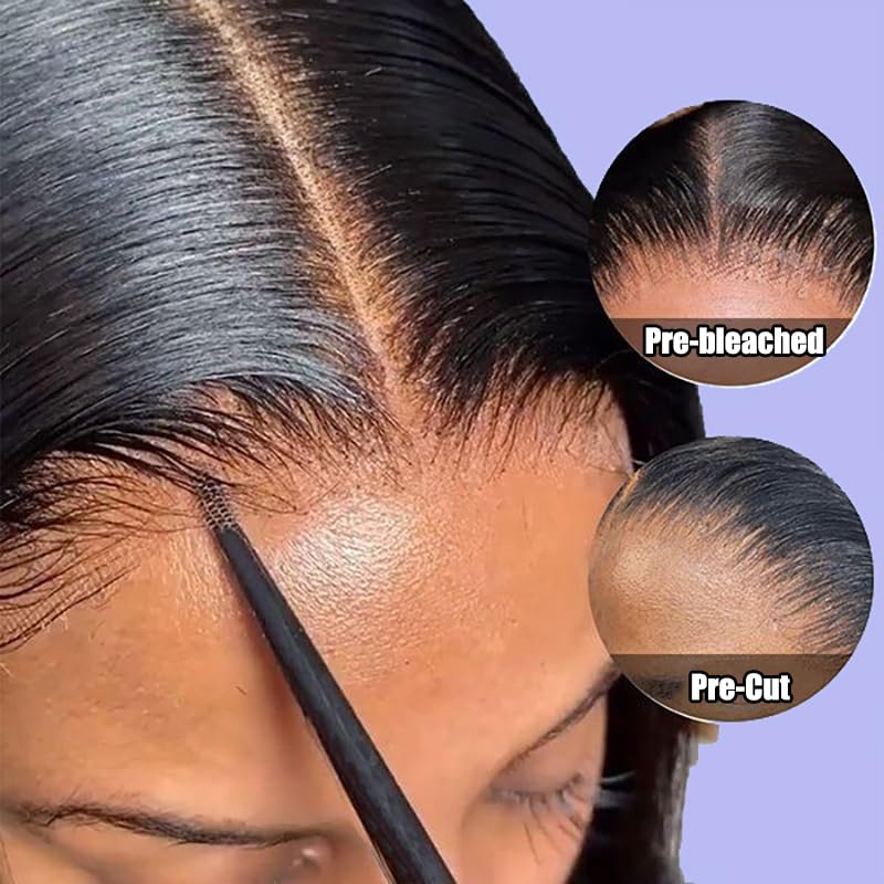 Fascara Glueless Wigs Human Hair 5X5 Body Wave Wear And Go Wigs Glueless Human Hair Wig Pre Plucked 20Inch Lace Front Wigs Human