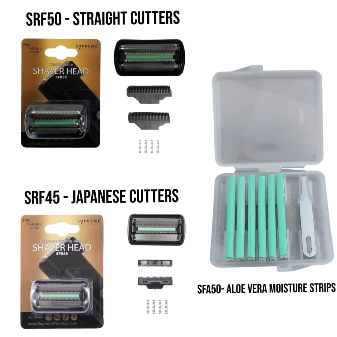 Supreme Trimmer Replacement Aloe Vera Strips Sfa50 | For Stf501 T-Fader