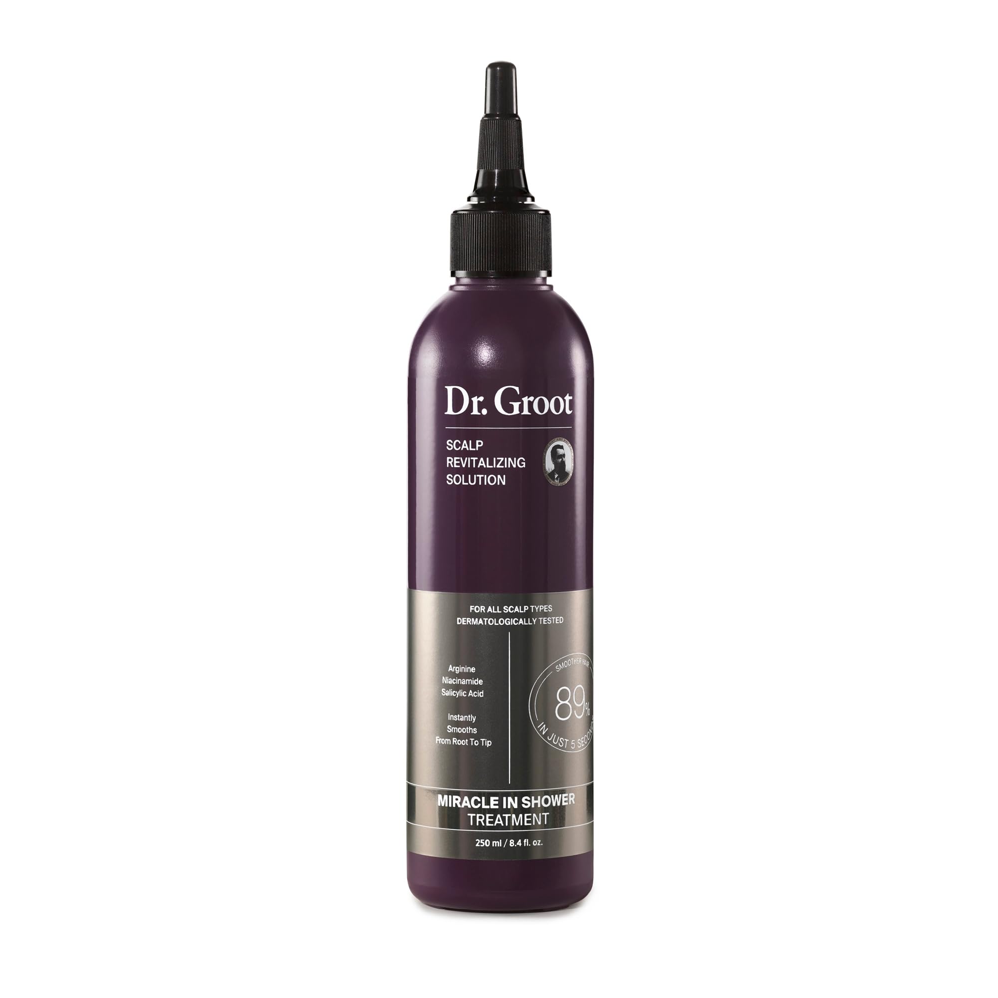 Dr. Groot Miracle In Shower Treatment, 5 Seconds To Smooth Hair, Rosemary Oil For Healthier-Looking Hair, Hair Rinse, Moisturizi
