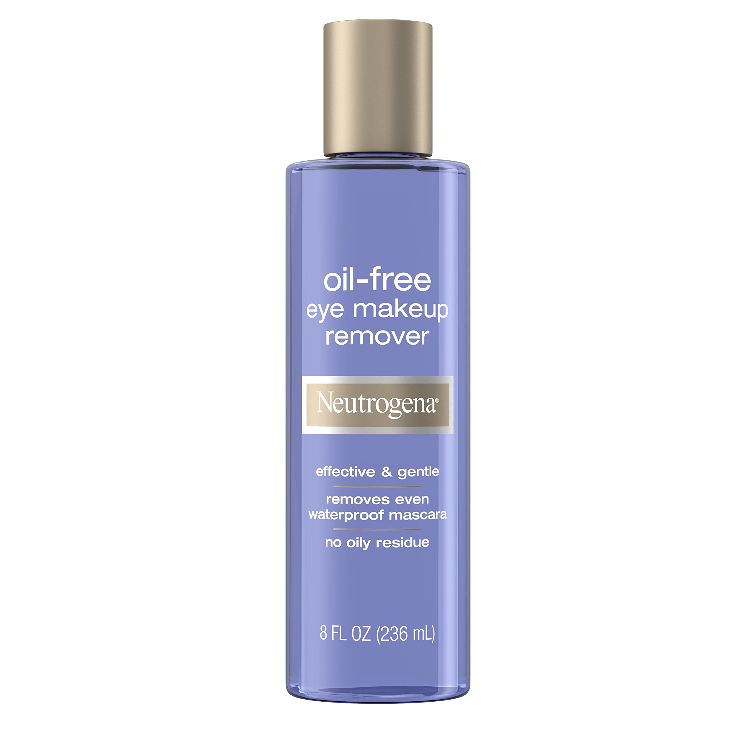 Neutrogena Gentle Oil-Free Eye Makeup Remover & Cleanser For Sensitive Eyes, Non-Greasy Makeup Remover, Removes Waterproof Masca