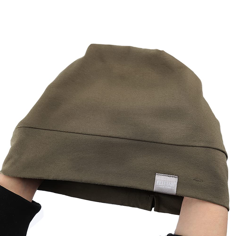 Elihair Beanie Sleep Hats Bonnet For Night Sleeping Cap Silky Lined Satin Bonnet With Adjustable Elastic Band For Women Girls Cu