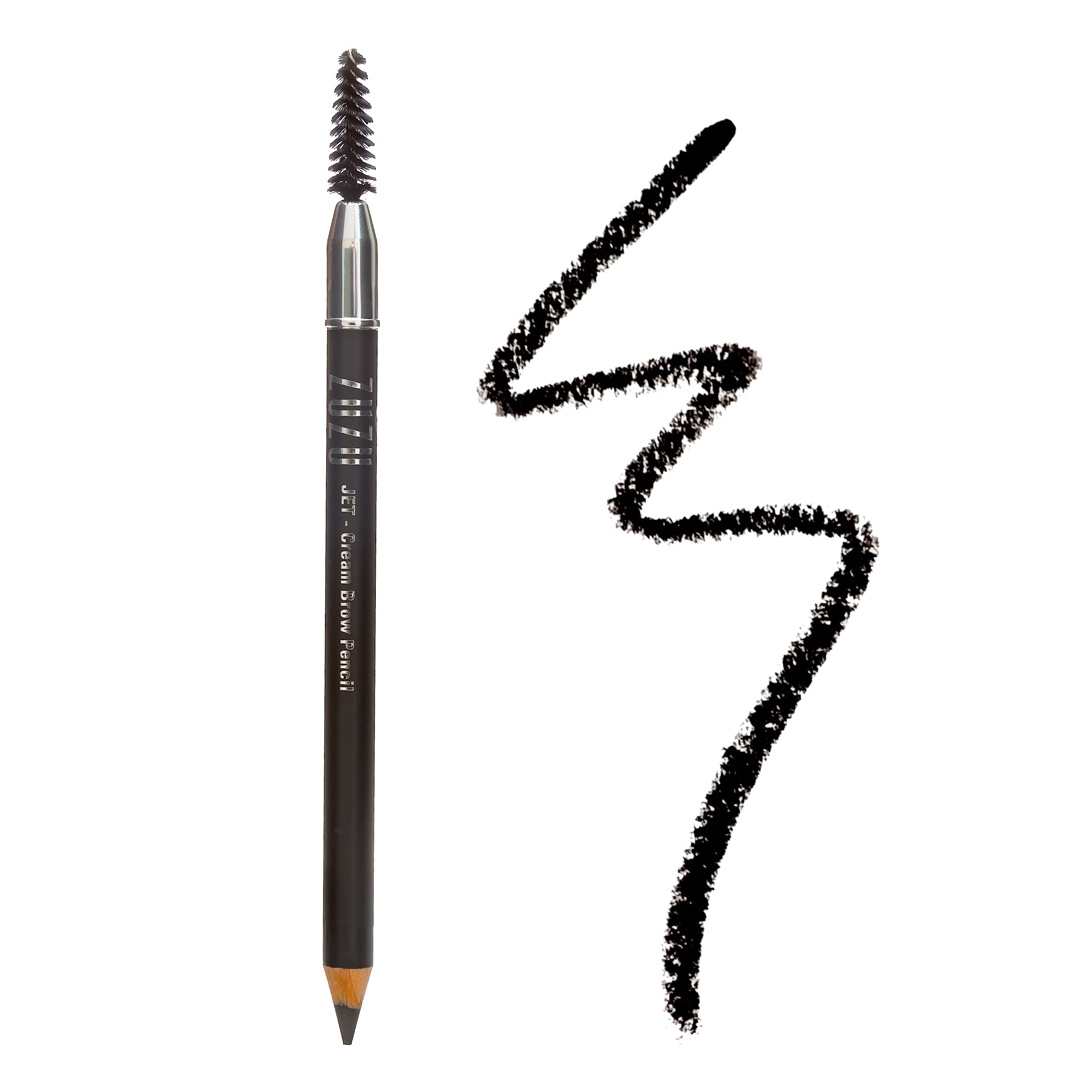 Zuzu Luxe Cream Brow Pencil (Jet- Black), Effortlessy Sculpt And Define Eyebrows, Natural Finish, Creamy Formula. Natural, Parab