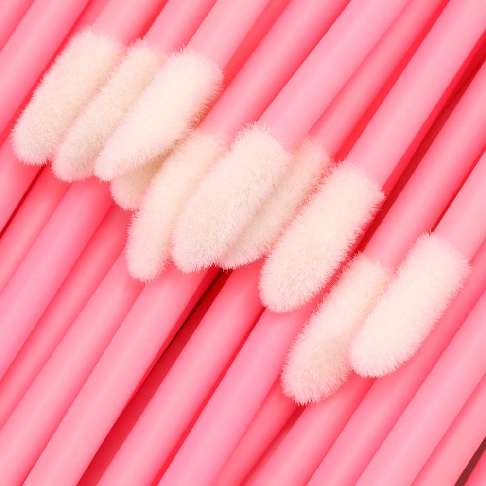 100Pcs Lip Gloss Applicators, Disposable Lip Brushes Lip Gloss Applicators Lipstick Gloss Wands Applicator Perfect Makeup Tool K