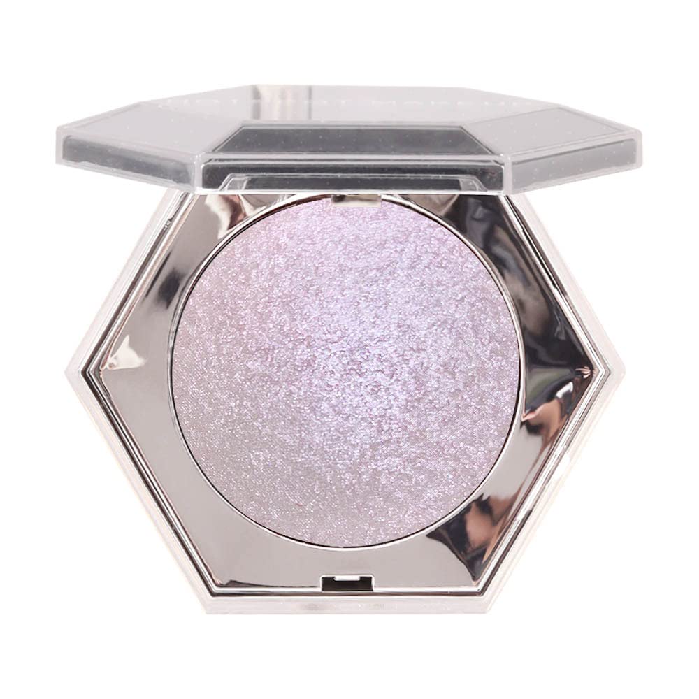 Evpct Pink Mermaid Holographic Glitter Diamond Highlighter Makeup Palette For Face Iluminadores De Maquillaje Blush Bronzer And