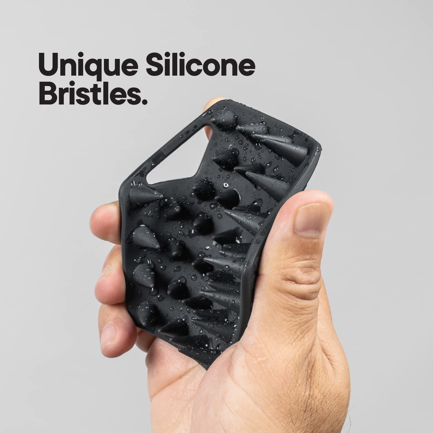 Tooletries - Beard Scrubber - Silicone Beard Brush & Beard Exfoliator For Men - Deep Cleans & Unclogs Pores - Soft-Touch Bath &