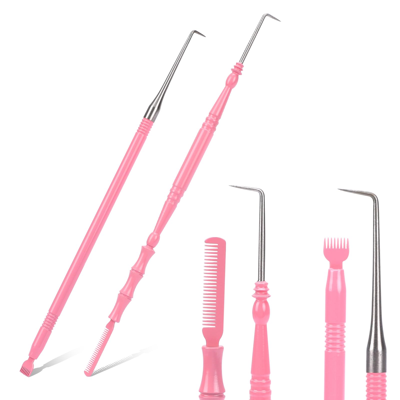 2 in 1 Lash Lift Tool Kit,Stainless Steel Lash Lift and Tint Kit Professional Lash Lift Supplies Metal Lash Lift Rods Eyelash Se