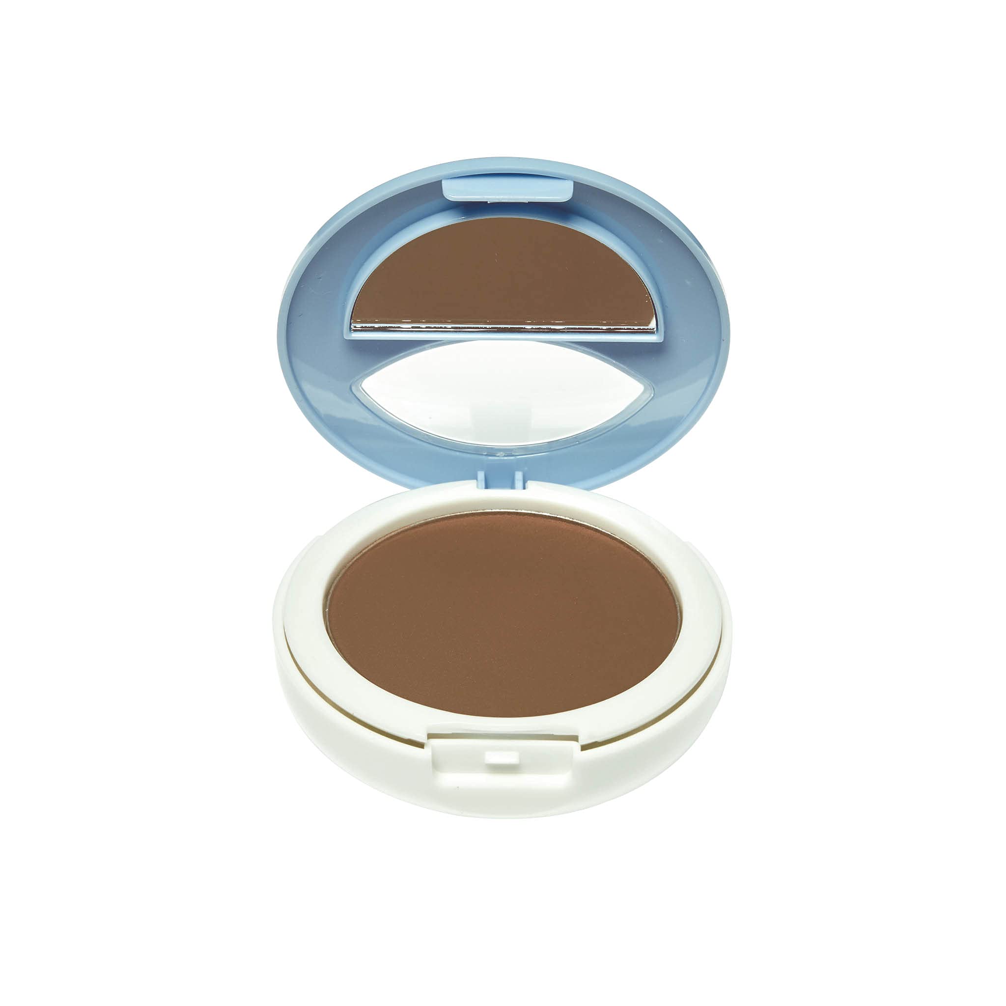 Ruby Kisses No More Blemish Face Powder With Salicylic Acid Korean Makeup Matte Finish Full Coverage Pressed Powder (Chestnut)