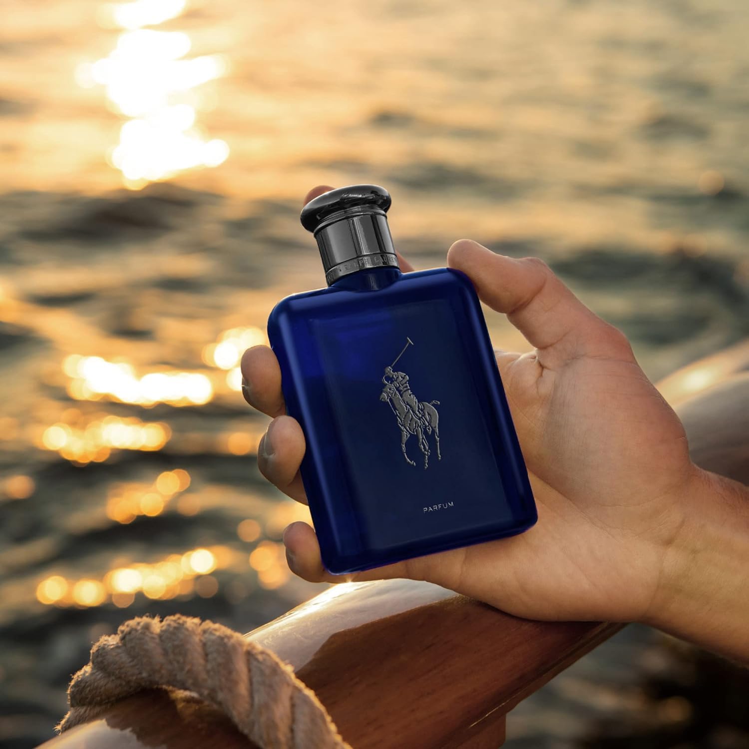 Ralph Lauren - Polo Blue - Parfum - Men'S Cologne - Aquatic & Fresh - With Citrus, Oakwood, And Vetiver - Intense Fragrance - 6.