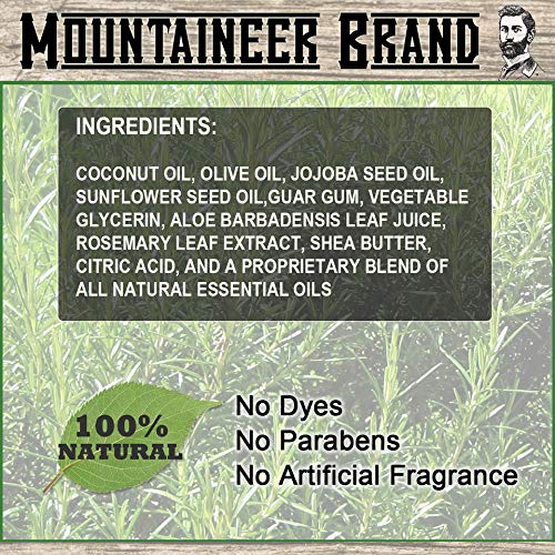Mountaineer Brand Bald Head Shampoo For Men | All Natural Moisturizing/Hydrating Shaving Soap And Face Cleanser | For Daily Head