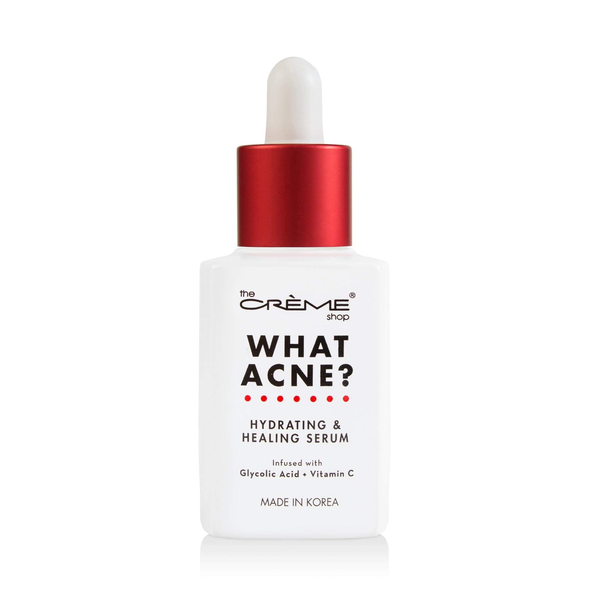 The Crme Shop Korean Skin Care | What Acne? - Hydrating & Healing Vitamin C Serum For Acne Treatment, Dull Skin, Irritation, Res