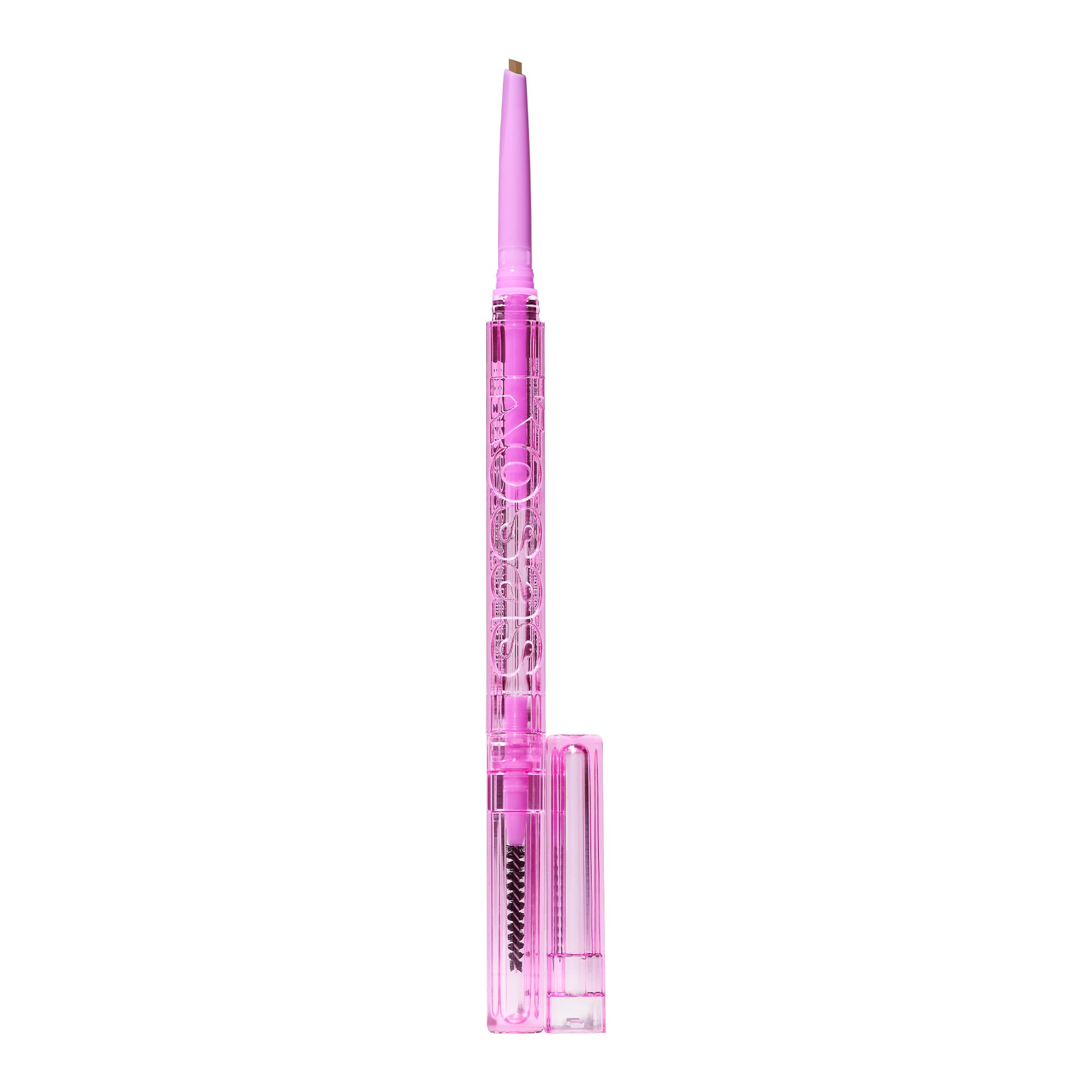 Kosas Brow Pop - Longwear Eyebrow Makeup, Dual-Sided Defining Pencil with Castor Oil for Soft, Natural Look of Real Hair - Soft 