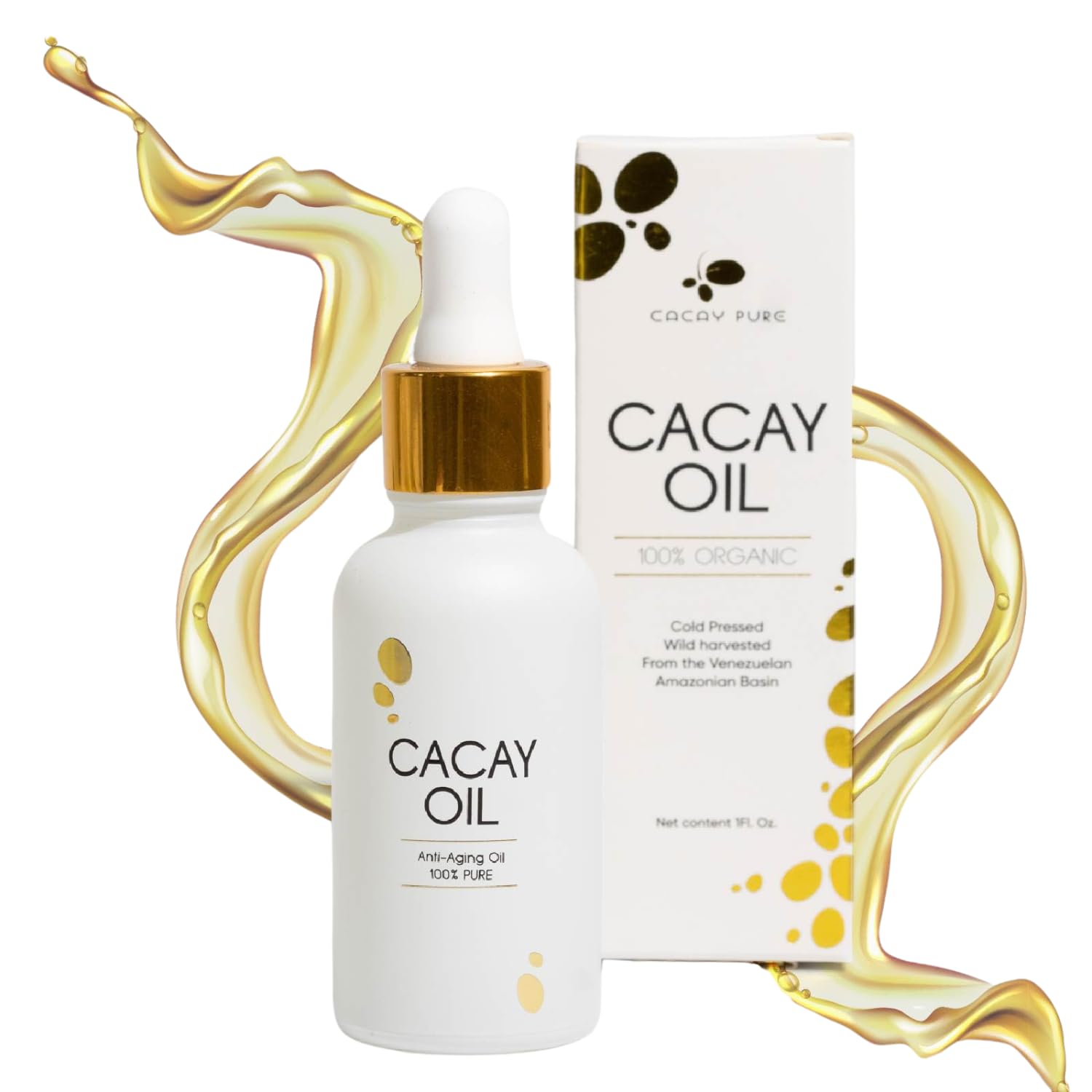 Cacay Oil Serum - Natural Anti-Aging Serum - Retinol Serum for Skin, Hair, Facial Oil - Vitamin E Oil, Antioxidant Rich - Hair G