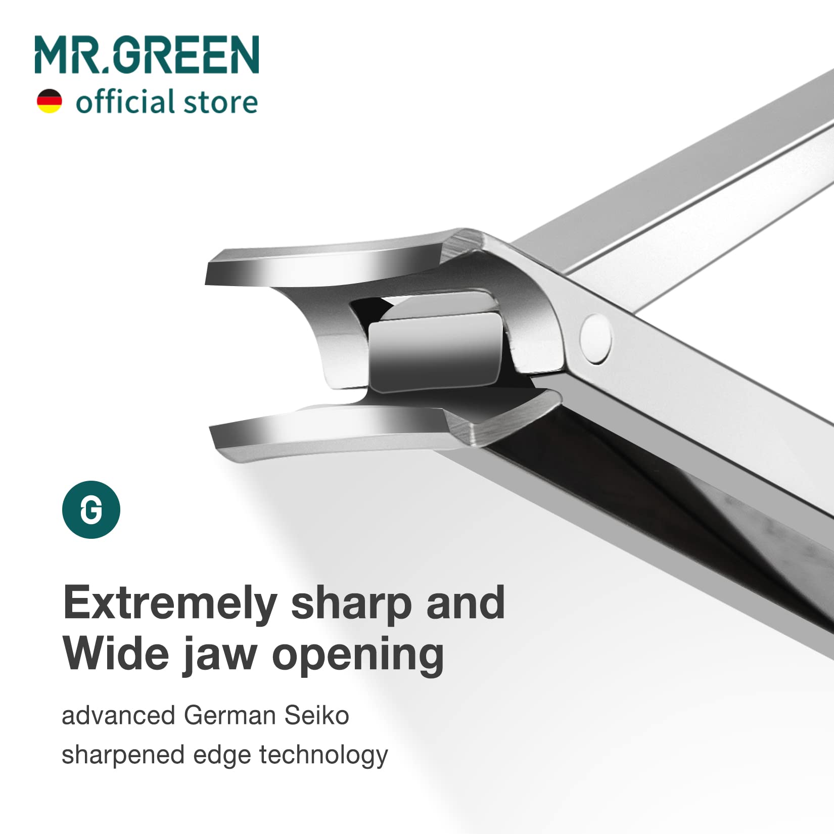 Mr.Green Collapsible Nail Clippers Small And Thin Portable Travel Nail Scissors Cutter Stainless Steel Manicure Tools With Nail
