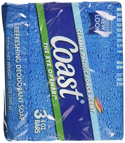 Coast Bath Bars Original Blue 3 Bar Soap, 12 Oz