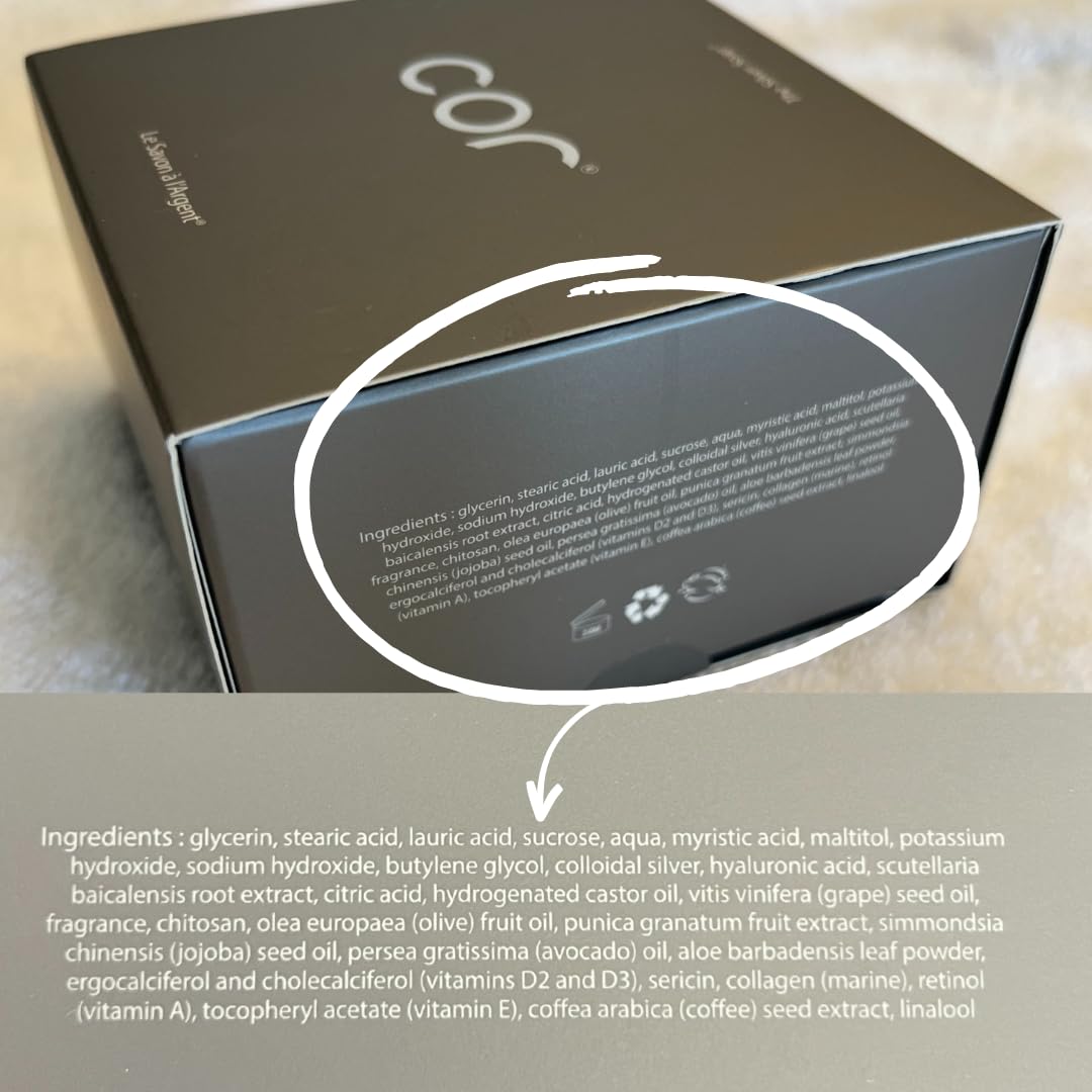 Cor Silver Soap | 100Gm | Smart Skincare | Simple One Step Cleansing Bar